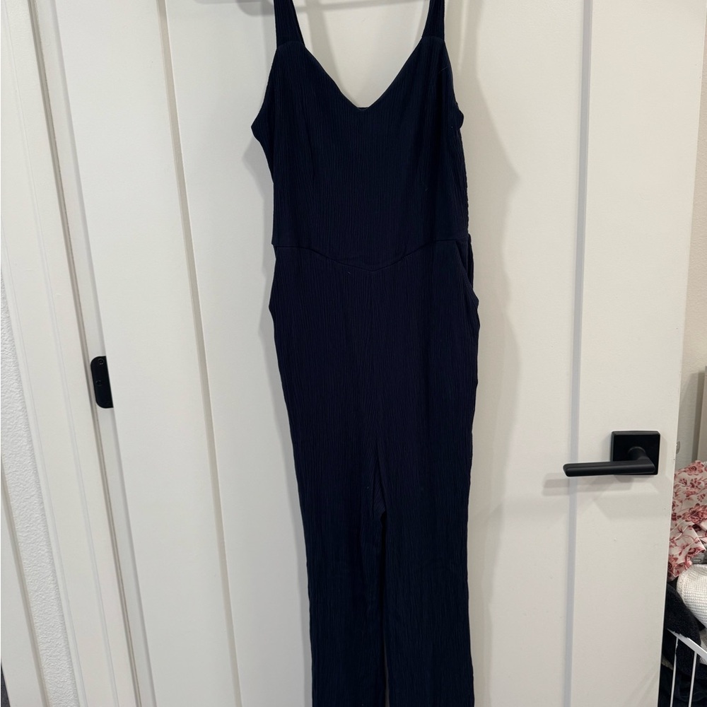 Navy Casual Jumpsuit